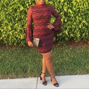 “A dozen roses” Lace Dress